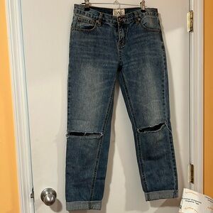 Clearance❗️One by One Teaspoon Ripped Low Rise Denim Jeans Size 25